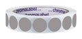 ChromaLabel Gray Dot Stickers, 3/4 Inch Removable, 1000/Roll 3/4"