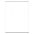 ChromaLabel 2.75 x 2.75 inch printable labels for laser and inkjet printers, 12 labels per sheet, 25 sheets, 300 total labels