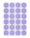 ChromaLabel lavender 0.75-inch round color-coding label stickers, permanent adhesive, 24 labels per sheet, 1008 pack