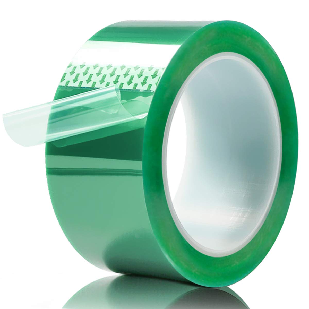Powder Coating Tape, PET Tape with Silicone Adhesive, 2" x 36yd, is commonly Used for Baking, Painting and Fixing of Electronic Parts and Circuit Boards During Processing. 2" x 36yds - 1 Roll