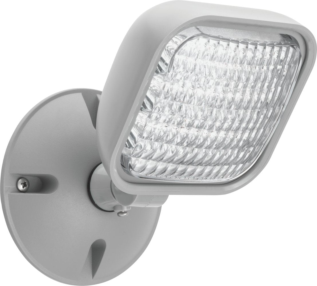 Lithonia Lighting Weatherproof LED Emergency Light Remote Head, Gray Single Head One Single Head Emergency Light