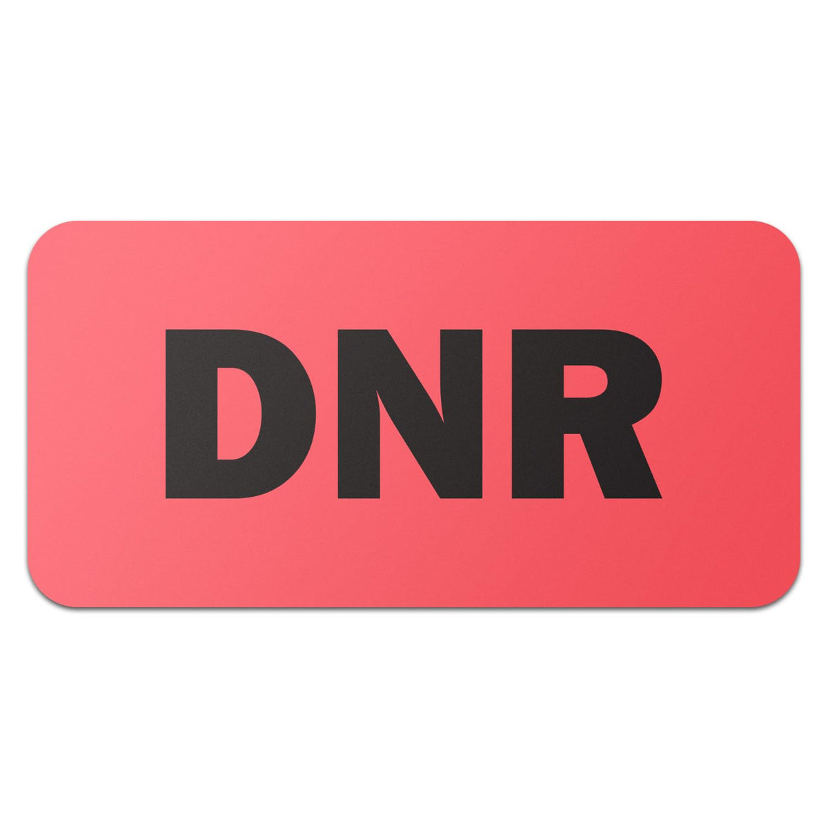 DNR Label Stickers, 1 x 2 Inch, 900 Count 3 Packs Fushia