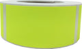 Large fluorescent yellow rectangle stickers, 2x4 inches, adhesive labels for inventory, packaging, and organization by 
