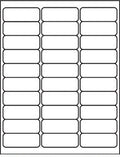 Premium Label Supply White Address Sticker Labels – 2.625" x 1" – Laser/Inkjet Compatible – (30 per Sheet), 100 Sheets - 3,000 Total Adhesive FBA Labels 3000 Labels