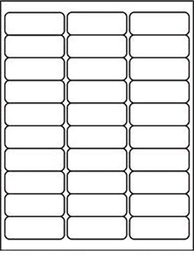 Premium Label Supply White Address Sticker Labels – 2.625" x 1" – Laser/Inkjet Compatible – (30 per Sheet), 100 Sheets - 3,000 Total Adhesive FBA Labels 3000 Labels