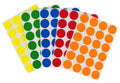 ChromaLabel 3/4" Removable Labels, 5 Standard Colors, 240/Pack Each Color