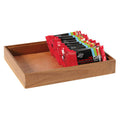 GET 12" x 9" Brown Rectangular Stackable Wooden Display Box