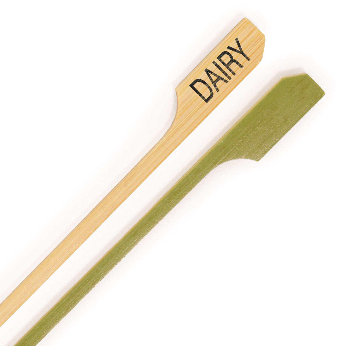 BambooMN Dairy Marker Bamboo Paddle Picks - 3.5" (8.9cm) - 300 Pieces 3.5" (8.9cm)