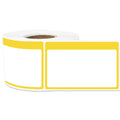 Name Tag Stickers, 2.25 x 3.5 Inch, Yellow, 900 Count 3 Rolls