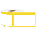 Name Tag Stickers, 2.25 x 3.5 Inch, Yellow, 900 Count 3 Rolls