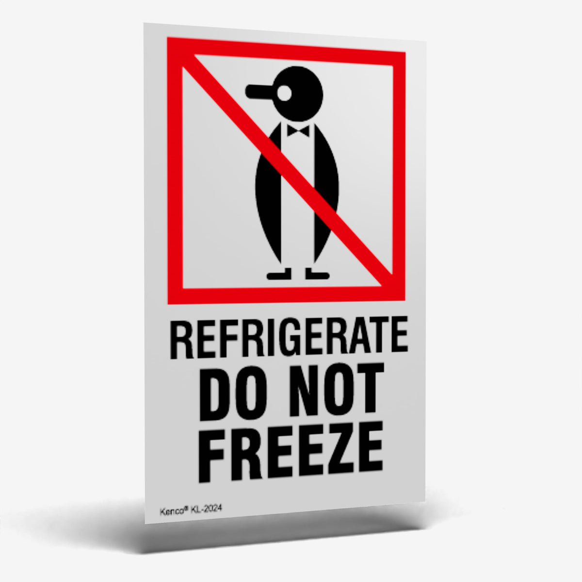 Kenco 3" X 5" Refrigerate Do Not Freeze Safe Handling Stickers for Shipping and Packing - 500 Adhesive Labels Per Roll 1 PACK