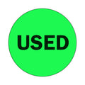NextDayLabels - 2" Round Green Inventory Control/Date Color Coding Labels, 500 Stickers Per Roll (Used) Used