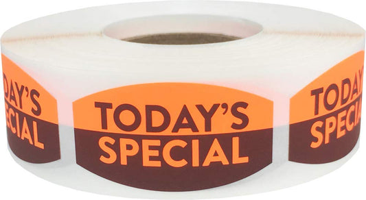 Today's Special Grocery Store Food Labels .75 x 1.375 Inch 500 Total Adhesive Stickers 0.75 x 1.375"