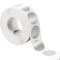 All-purpose round scratch-off sticker labels by Leinuosen, 1000-piece set with silver coating and colorful backing.