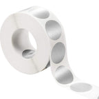 All-purpose round scratch-off sticker labels by Leinuosen, 1000-piece set with silver coating and colorful backing.