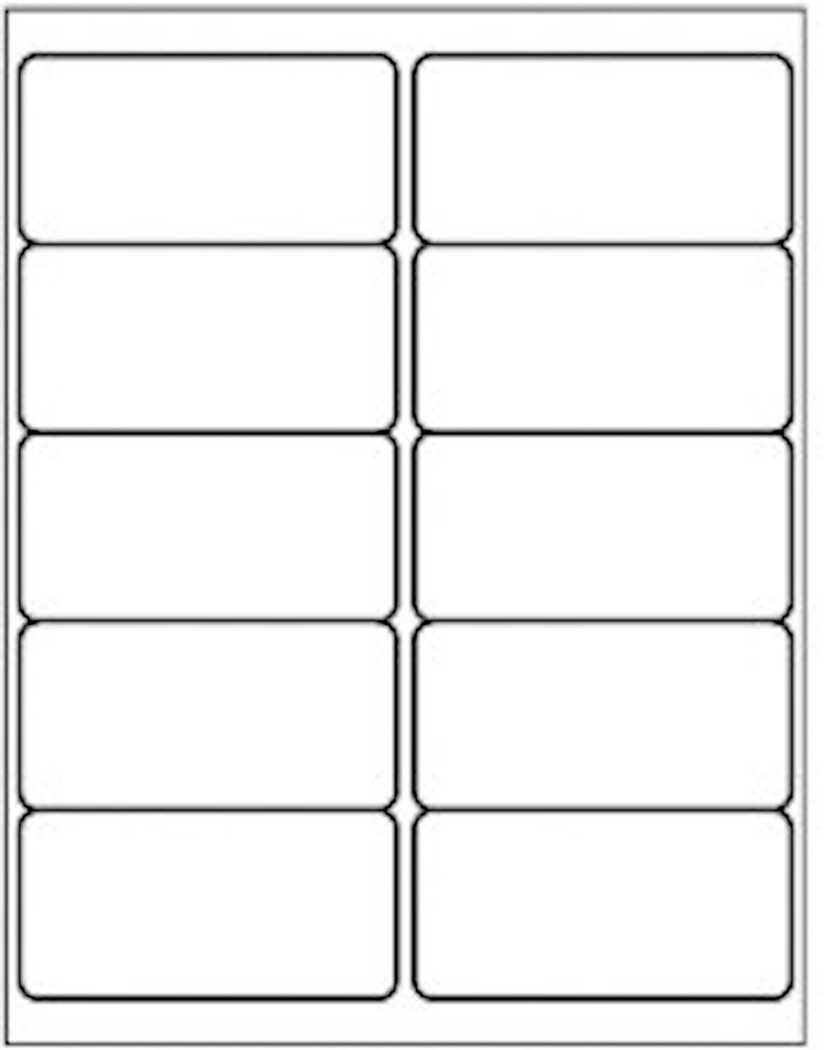 10 Up - Address Labels - 2" x 4" - 10000 Labels