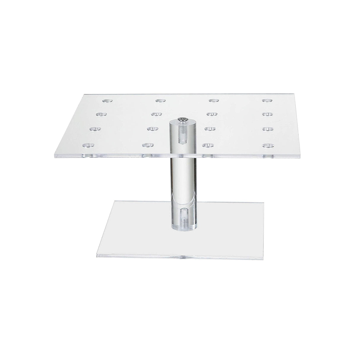 Clear Acrylic 16 Holes Push Pop Cake Stand Shooter Stand for party, wedding, bakery (7.87'' of length) (16 Hole-Square) 16 Hole-Square