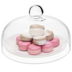 MyGift 8.7 Inch Glass Cake Dome, Lid Only, Fits Cake Plates up to 8.5 Inch