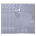 Set of 10 large open-top anti-static bags for electronics, 15.75x19.69 inches, with static-free stickers for computer components.