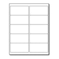 White Removable Shipping Labels 2" x 4" Mailing Stickers - 250 Labels