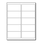 White Removable Shipping Labels 2" x 4" Mailing Stickers - 250 Labels