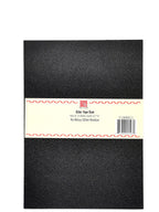 Black YZH Crafts glitter cardstock paper, no-shed shimmer DIY party decor, 8x12 inches, 10 sheets, A4 size, craft project material