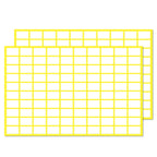 Small matte white all-purpose labels from TownStix, 0.5" x 0.3", 2000-pack, perfect for organizing and labeling.