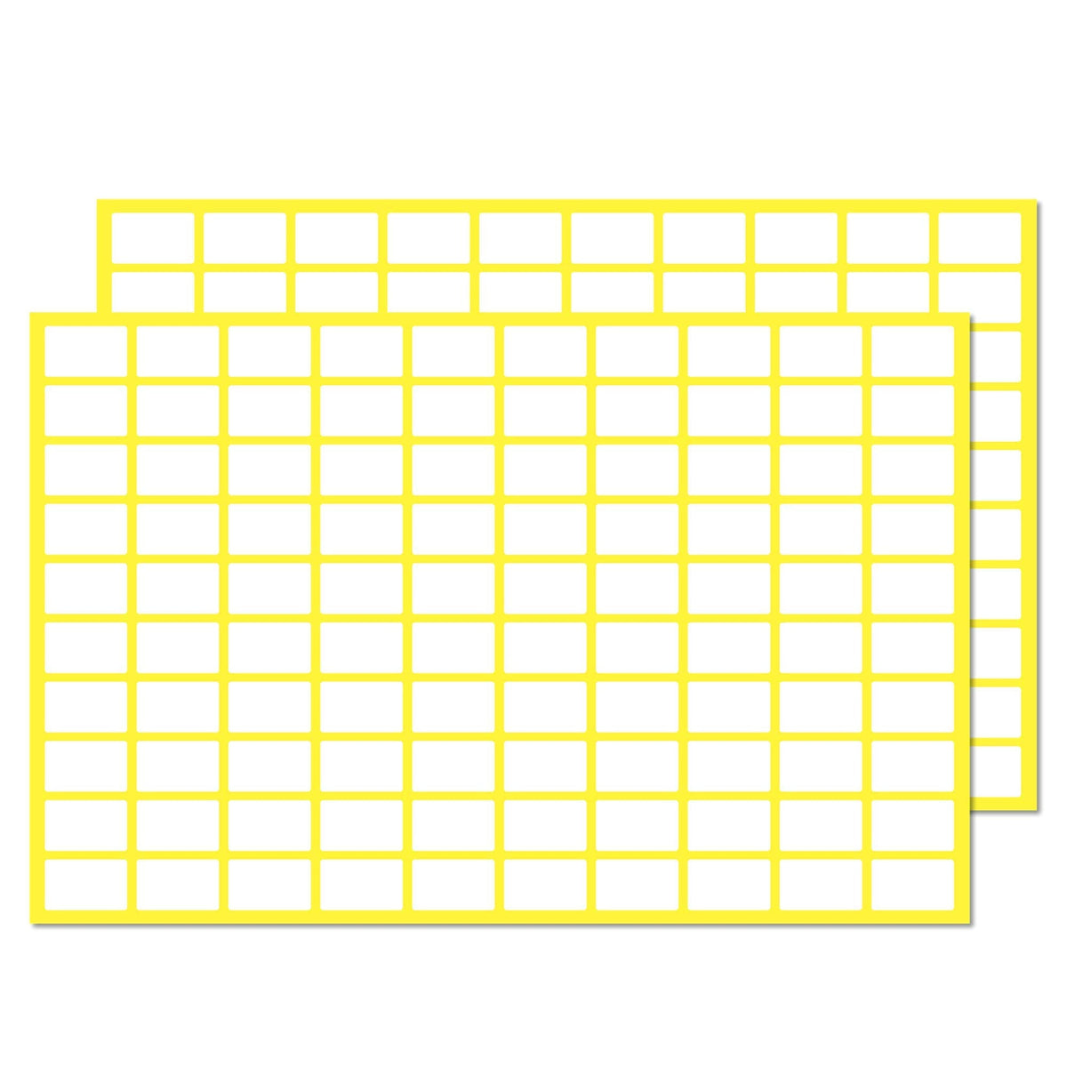 Small matte white all-purpose labels from TownStix, 0.5" x 0.3", 2000-pack, perfect for organizing and labeling.