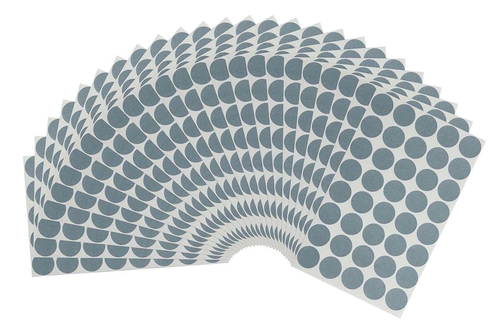 Sunburst Systems grey color-coding labels with 1000 seafoam dots, 3/4 inch size, for organization and identification purposes.