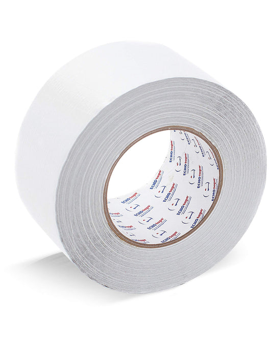 ECHOtape FS-G7739 | All Weather Lamtec EHP VR-R Plus Facing Tape | Metal Building Insulation Tape | White Seam and Repair Tape | Cold Weather Acrylic Adhesive | Contractor Tape | 2.83 in x 50 yds 2.83 in x 50 yds / 72mm x 45.72m