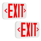 LIT-PaTH Emergency Exit Sign for Business, Battery Backup, 2 Pack 2-pack