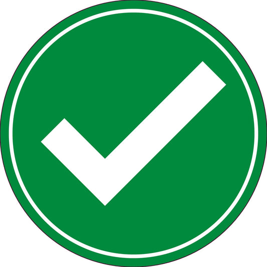 NMC Label, Adhesive Backed Vinyl Pack of 5 6"