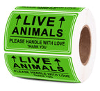 Live Animals Shipping Stickers for Pet Crate Airline Cargo Labels 250Pcs