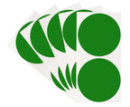 ChromaLabel 3-inch green round removable color code dot stickers for warehouse inventory, high visibility, 100 labels per pack