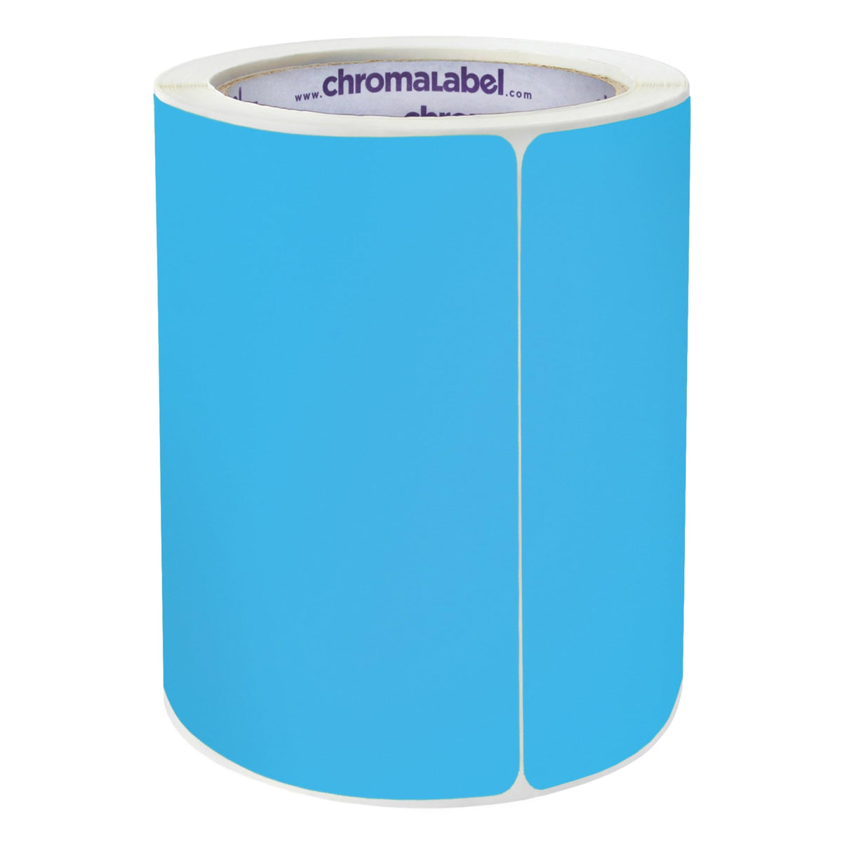 ChromaLabel 3 x 5 Inch Light Blue Rectangle Labels, 250/Roll