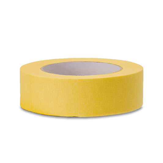 Lichamp 36mm x 55m Yellow Automotive Masking Tape for Painting, Auto Body Yellow Painters Tape for Car Detailing, 1.4 inch x 60 Yards 1.42 inches