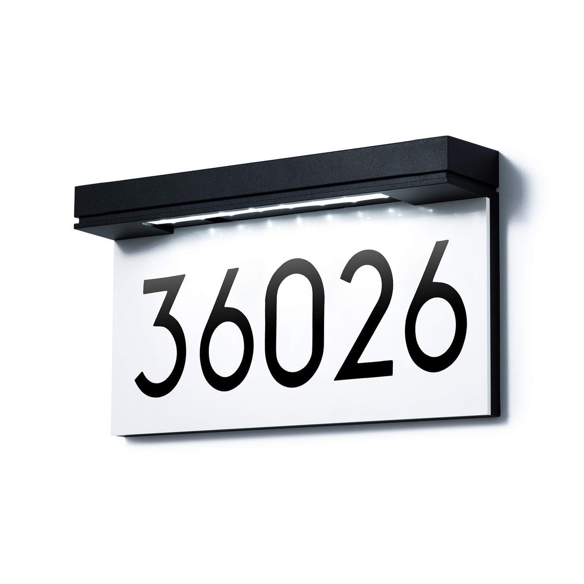 Solar House Numbers for Outside, Address Plaques for House Waterproof Daylight White