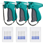 Honoson 3 Pcs Tagging Gun Applicator with 15 Steel Needles,Green Green