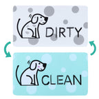 MUDOR Dishwasher Magnet Clean Dirty Sign with Strong Magnet,Dog