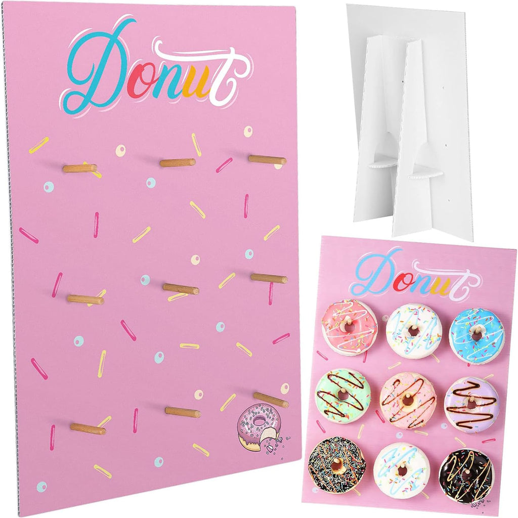 Jetec Donut Stand Cute Doughnuts Display Stand, Pink