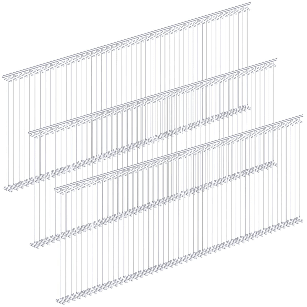 Zonon 3000 Pcs Tagging Gun Fasteners,2 Inch,Clear Clear 2 Inch