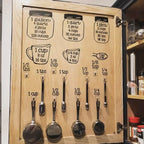 Kitchen Measurement Stickers Measuring Decals Cup Labels Vinyl Wall Cabinet