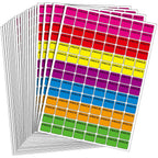 Boao neon-colored preprinted pricing labels with 2240 pieces, ideal for garage sales, yard sales, and sale labels.