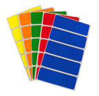 ChromaLabel 1x3 inch removable color code rectangle labels with assorted colors, 150 stickers per pack, ideal for organization.