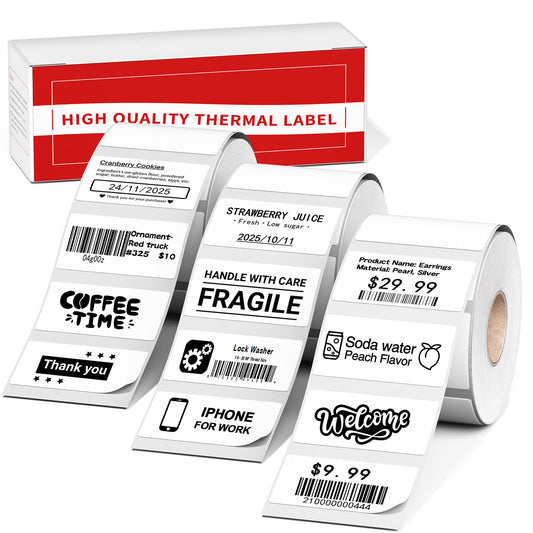 960 PCS M110 Thermal Labels White, for M100/ M110/ M250/ M220/ M260 Label Maker, Compatible with Phomemo Labels, Original Print Master Label Refill for Home Tag, Logo, Business, 1.96"X0.78"(50x20mm) 1.96"x0.78" 3