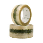 Biodegradable Packing Tape | Plant-Based Cellulose Packaging Tape | Heavy Duty All-Purpose Adhesive for Shipping, Moving, Office, Crafts | Easy-Tear, Low-Noise, Clear - 3pk 1.93 in x 70 yds 1.93 in (Printed) 3