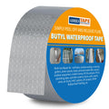 ADHES Butyl Tape Waterproof Tape, 2inch x 16feet Aluminum Foil Tape 2 inches x 16 feet Silver 1