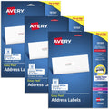 Avery® Address Labels for Laser & Inkjet Printers, 300 Labels Per Pack, 3 Packs, 900 Total (18160)