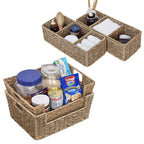 StorageWorks Hand-Woven Seagrass Wicker Baskets Set