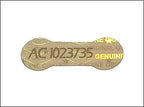 1000 pcs Gold Security Hologram Labels 0.78 x 0.27 inches, Void Warranty Stickers Tamper evident Seals Dogbone with Serial Numbers